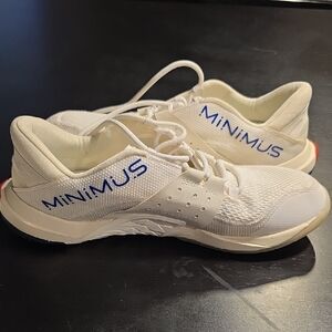 New Balance White and Cream Athletic Shoes